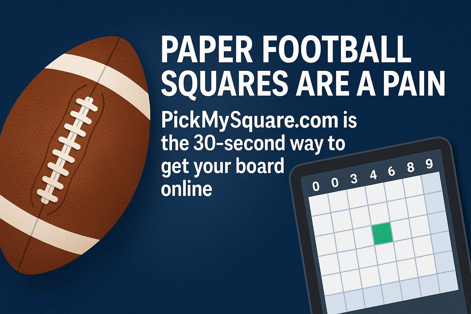 How to Turn Any Game Day Into a Social Event with PickMySquare.com