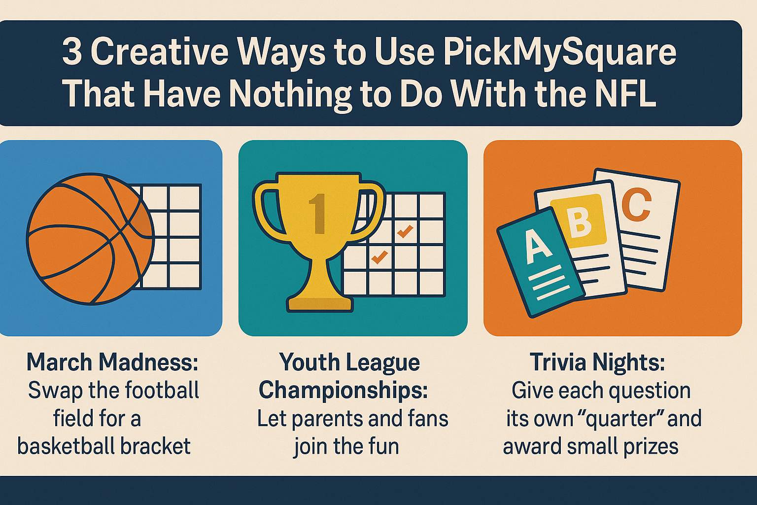3 Creative Ways to Use PickMySquare That Have Nothing to Do With the NFL