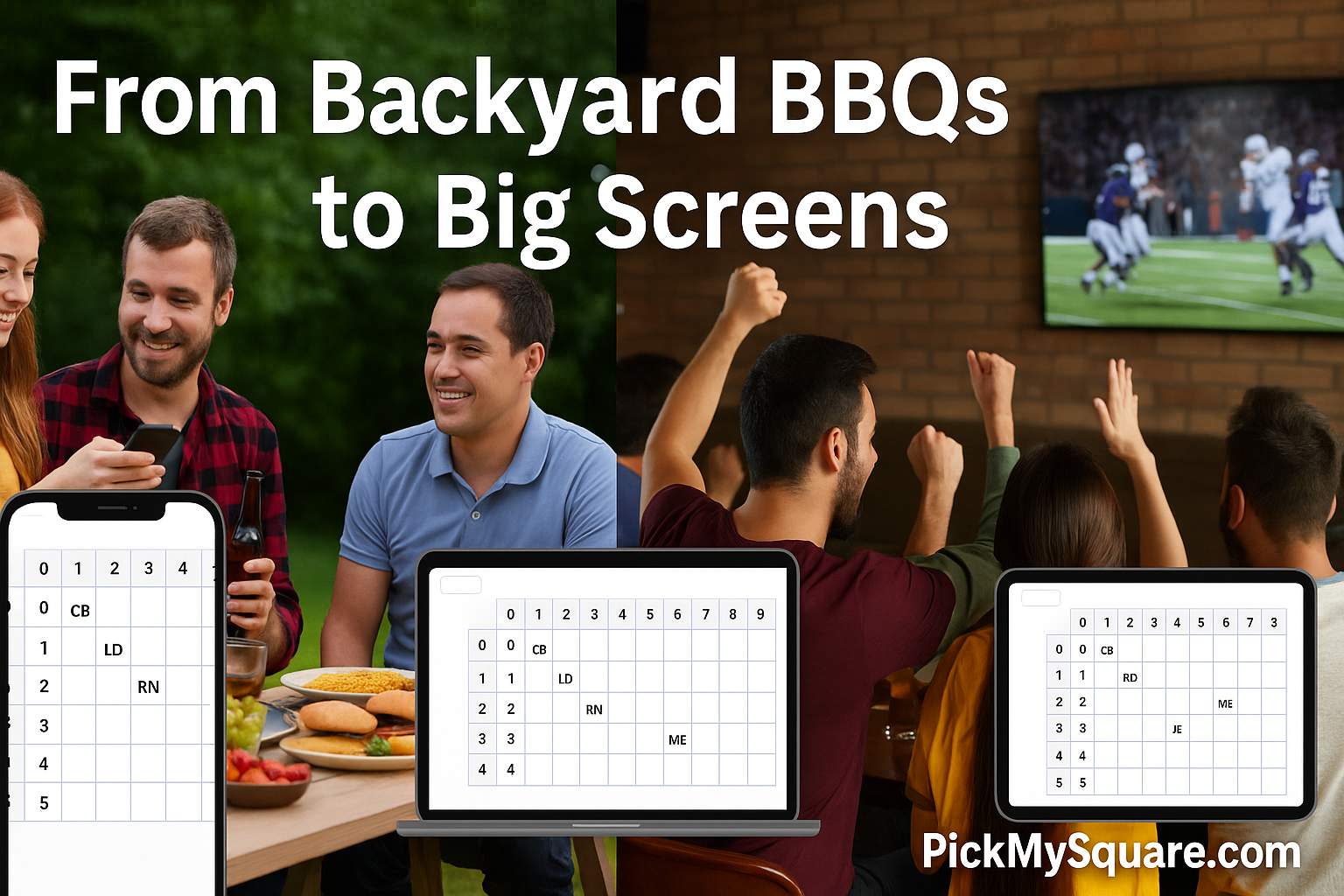 From Backyard BBQs to Big Screens: PickMySquare Fits Anywhere